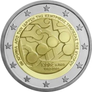 Zypriotische 2-Euro-Gedenkmünze 2023 ausgegeben