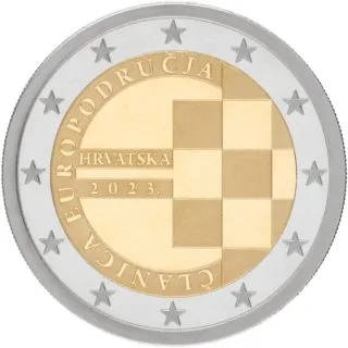 Erste kroatische 2-Euro-Gedenkmünze 2023 ausgegeben