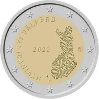 Motiv der zweiten finnischen 2-Euro-Gedenkmünze 2023 vorgestellt