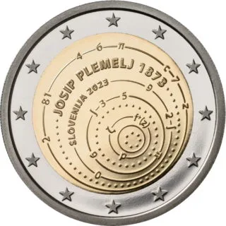 Slowenische 2-Euro-Gedenkmünze 2023 ausgegeben