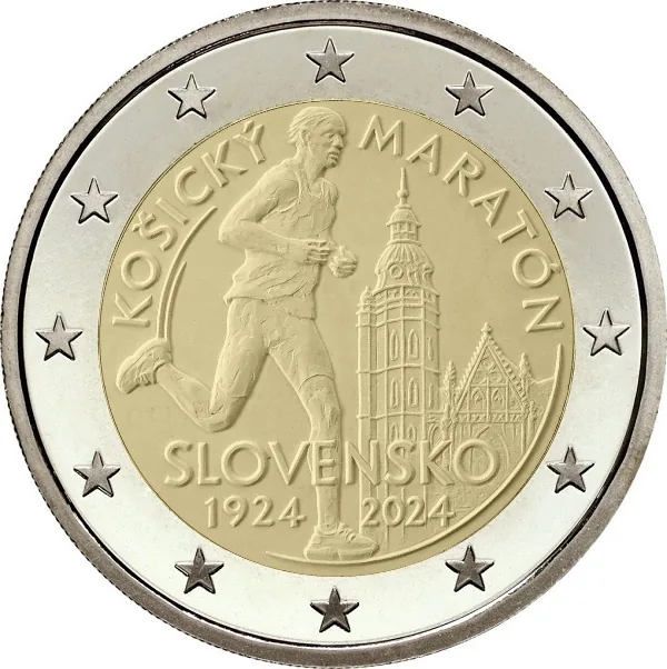 Motiv der ersten slowakischen 2-Euro-Gedenkmünze 2024 veröffentlicht
