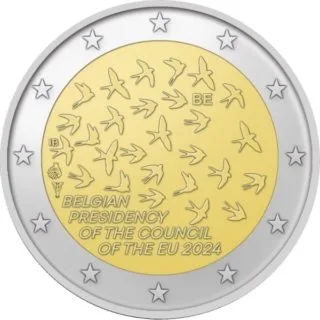 Motiv der ersten belgischen 2-Euro-Gedenkmünzen 2024 bekannt