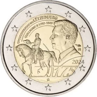 Motive der beiden luxemburgischen 2-Euro-Gedenkmünzen 2024 bekannt
