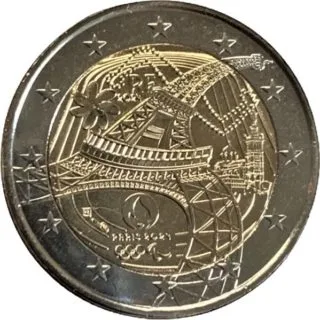 Motiv der zweiten französischen 2-Euro-Gedenkmünze 2024 vorgestellt
