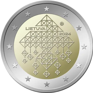 Motiv der litauischen 2-Euro-Gedenkmünze 2024 bekanntgegeben