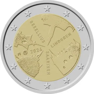 Motiv der zweiten finnischen 2-Euro-Gedenkmünze 2024 bekanntgegeben