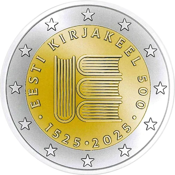 Motiv der estnischen 2-Euro-Gedenkmünze 2025 bekannt