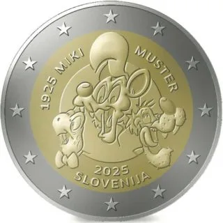 Motiv der slowenischen 2-Euro-Gedenkmünzen 2025 bekannt