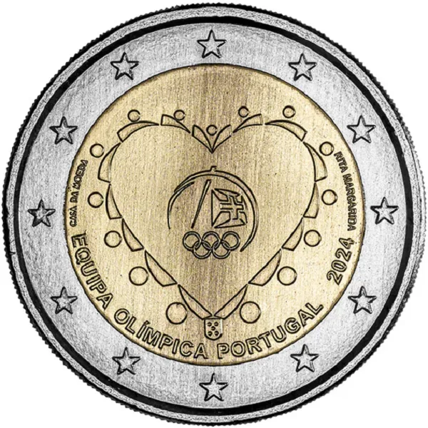 Zweite portugiesische 2-Euro-Gedenkmünzen 2024 ausgegeben