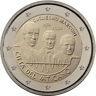 Zweite vatikanische 2-Euro-Gedenkmünze 2024 ausgegeben