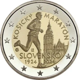 Slowakische 2-Euro-Gedenkmünze 2024 ausgegeben