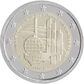Zypriotische 2-Euro-Gedenkmünze 2024 ausgegeben