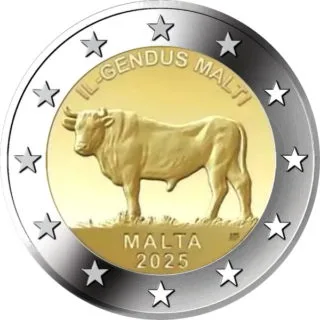 Les thèmes et motifs des deux pièces commémoratives maltaises de 2 euros 2025 présentés