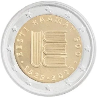 Pièce commémorative estonienne de 2 euros 2025 émise