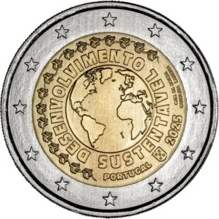 Portugal Issues Second 2025 2-Euro Commemorative Coin: Sustainable Development