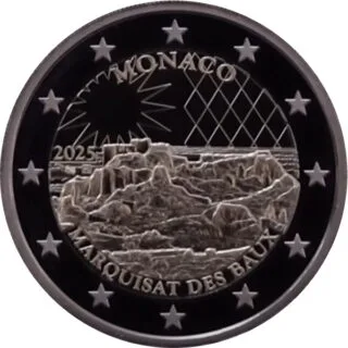 Monaco Issues Second 2025 2-Euro Commemorative Coin: The Ancient Grimaldi Fief of Les Baux