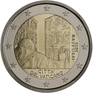 Vatican Issues Second and Third 2025 2-Euro Commemorative Coins: Jubilee 2025 and 550th Anniversary of Michelangelo's Birth