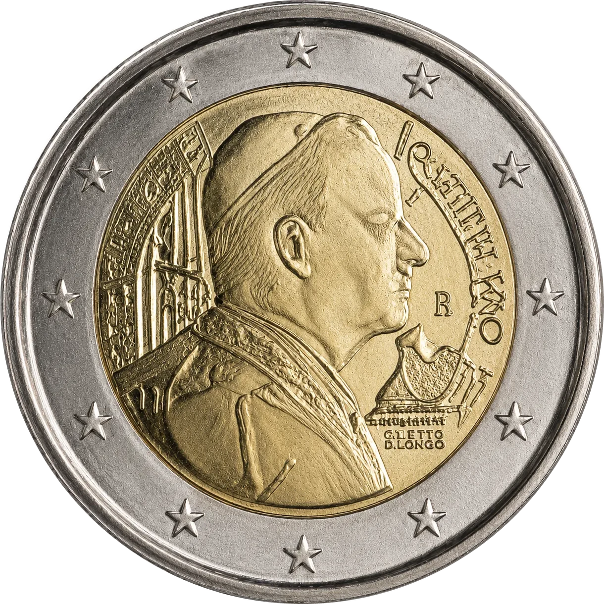 Vatikan: Neue 2-Euro-Kursmünze 2026 zeigt Porträt von Papst Leo XIV.
