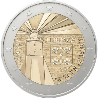 Estland: Motiv der 2-Euro-Gedenkmünze 2027 „Landkreis Hiiumaa“ zeigt Kõpu-Leuchtturm