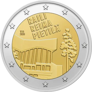 Finnische 2-Euro-Gedenkmünze 2026 „Raili und Reima Pietilä“ offiziell ausgegeben