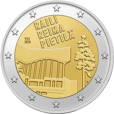 Finnische 2-Euro-Gedenkmünze 2026 „Raili und Reima Pietilä“ offiziell ausgegeben