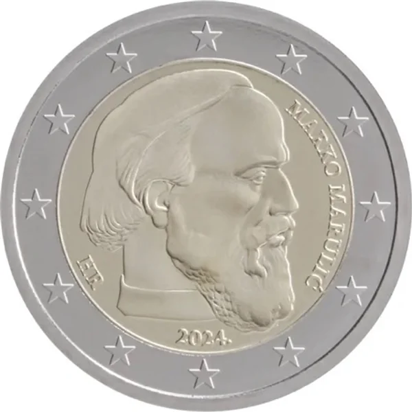 2-Euro-Gedenkmünze Kroatien 2024 – 500. Todestag von Marko Marulić